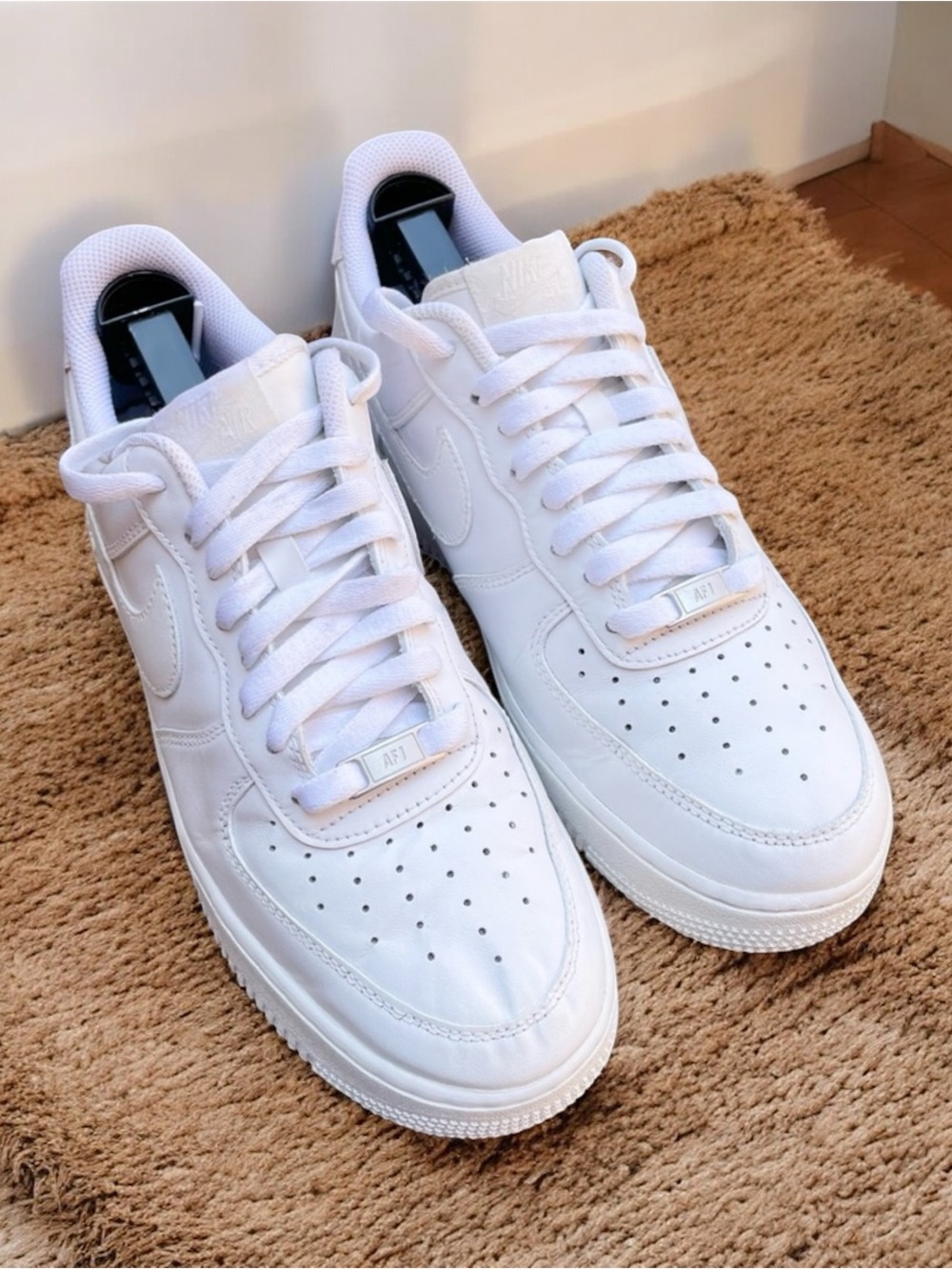 Nike Air Force 1 Women’s Sneakers White Size  US 9.5 EUR 41 CM 26.5 Authentic - Picture 3 of 7